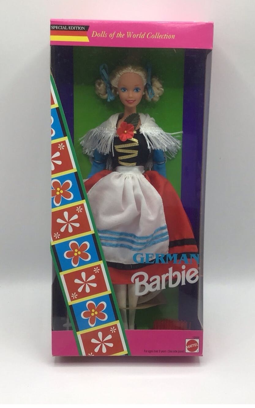1994 Mattel German Barbie Doll Dolls of the World Special Edition NIB 12698